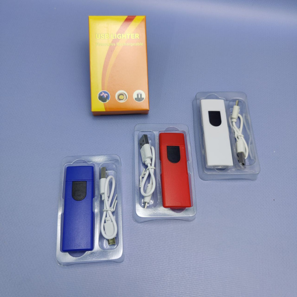 Зажигалка USB пьезозажигалка USB LIGHTER (беспламенная, перезаряжаемая)